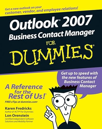 9780470107898: Outlook 2007 Business Contact Manager for Dummies