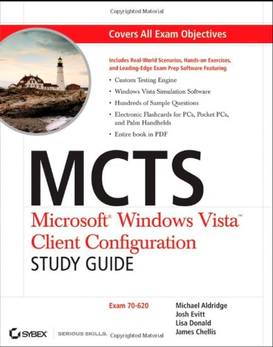 Imagen de archivo de MCTS Microsoft Windows Vista Client Configuration Study Guide: Exam 70-620 a la venta por SecondSale
