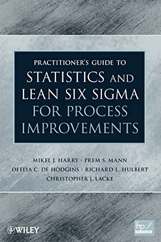 9780470114940: Practitioner's Guide to Statistics and Lean Six Sigma for Process Improvements