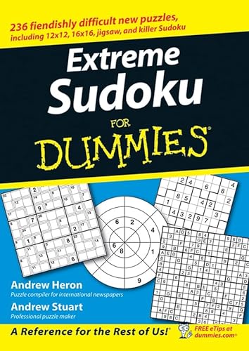Imagen de archivo de Extreme Sudoku for Dummies a la venta por ThriftBooks-Atlanta