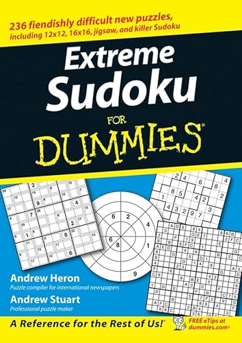 Stock image for Extreme Sudoku For Dummies for sale by HPB-Diamond