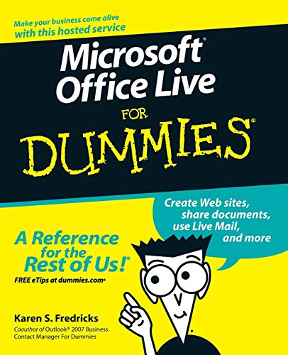 Stock image for Microsoft Office Live for Dummies for sale by Better World Books Ltd