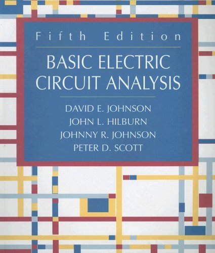 Basic Electric Circuit Analysis (9780470117255) by Johnson, David E.