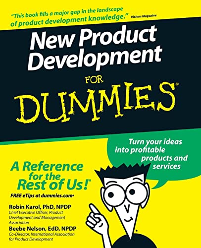 9780470117705: New Product Development For Dummies