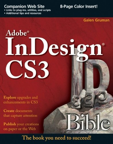Beispielbild fr Adobe InDesign CS3 zum Verkauf von Better World Books