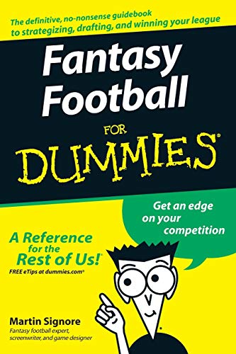 Beispielbild fr Fantasy Football For Dummies zum Verkauf von ThriftBooks-Atlanta