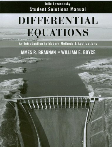 Imagen de archivo de Differential Equations : An Introduction to Modern Methods and Applications a la venta por Better World Books