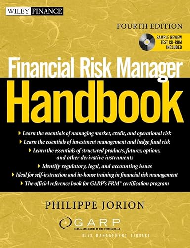 Stock image for Financial Risk Manager Handbook (Wiley Finance) for sale by HPB-Red