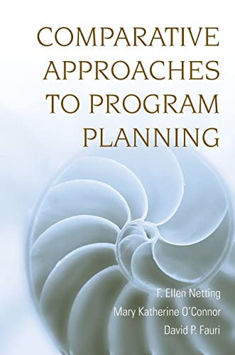 Imagen de archivo de Comparative Approaches to Program Planning a la venta por SecondSale