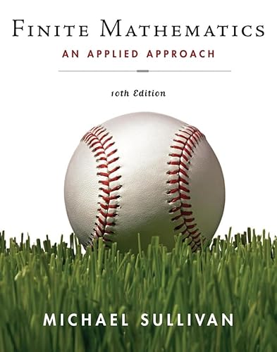 9780470128633: Finite Mathematics: An Applied Approach