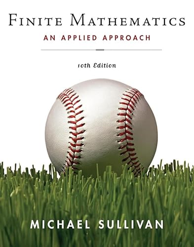 Stock image for Finite Mathematics: An Applied Approach for sale by BooksRun