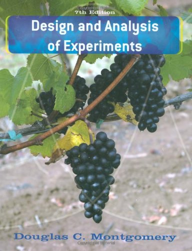 9780470128664: Design and Analysis of Experiments