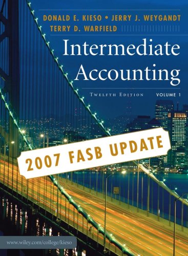 9780470128756: Volume 1, Intermediate Accounting Update, 12th Edition: v. 1
