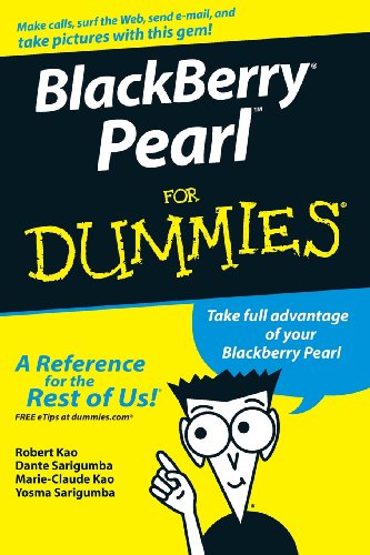 Stock image for BlackBerry Pearl For Dummies for sale by Ebooksweb