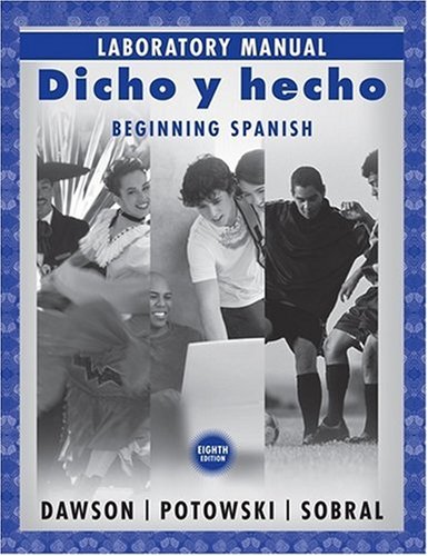 9780470129029: Dicho Y Hecho: Beginning Spanish Laboratory Manual