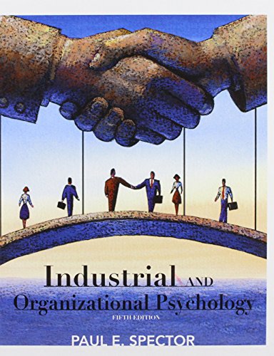 Beispielbild fr Industrial and Organizational Psychology zum Verkauf von Better World Books