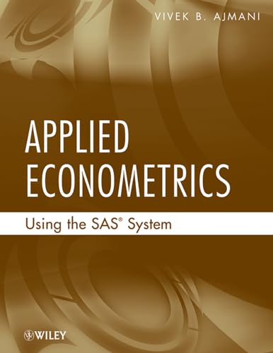 Beispielbild fr Applied Econometrics Using the SAS(R) System zum Verkauf von WorldofBooks