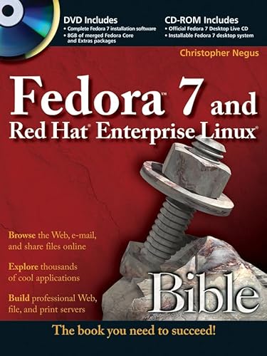 9780470130759: Fedora 7 and Red Hat Enterprise Linux Bible