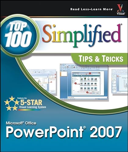 9780470131961: Microsoft Office PowerPoint 2007: Top 100 Simplified Tips & Tricks