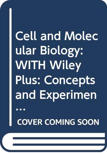 9780470132166: Cell and Molecular Biology: Concepts and Experiments, Fifth Edition WileyPLUS Set