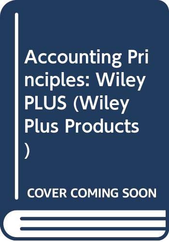 9780470132265: Accounting Principles (Wiley Plus Products)