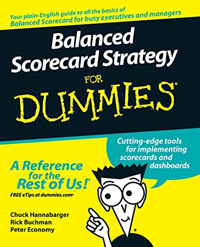 Imagen de archivo de Balanced Scorecard Strategy For Dummies a la venta por SecondSale