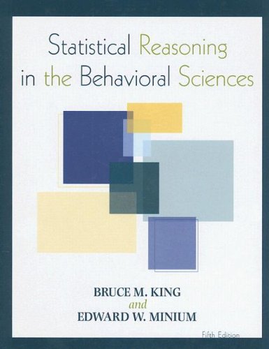 Stock image for Statistical Reasoning in the Behavioral Sciences for sale by Better World Books
