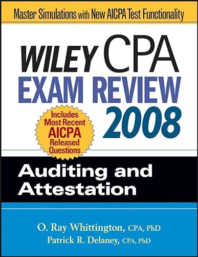 Beispielbild fr Wiley CPA Exam Review 2008 : Auditing and Attestation zum Verkauf von Better World Books
