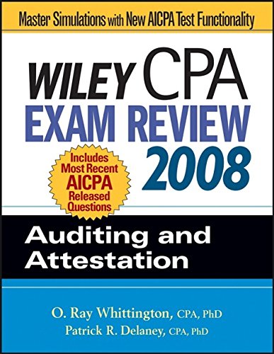 9780470135211: Wiley CPA Exam Review 2008 Auditing And Attestation