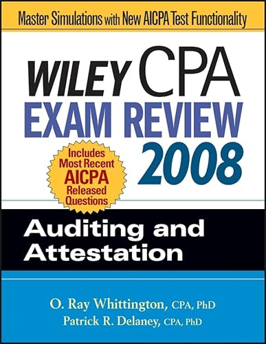 Stock image for Wiley CPA Exam Review 2008 : Auditing and Attestation for sale by Better World Books