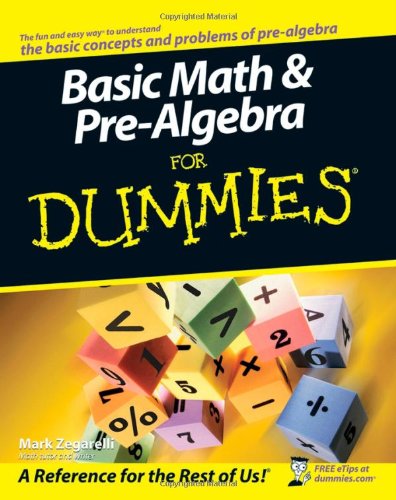 Imagen de archivo de Basic Math and Pre-Algebra For Dummies a la venta por Decluttr