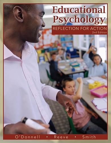 Beispielbild fr Educational Psychology: Reflection for Action zum Verkauf von SecondSale