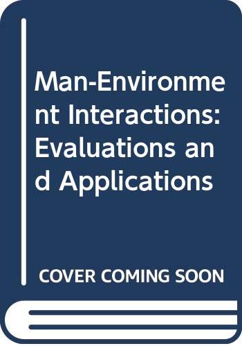 Imagen de archivo de Man-Environment Interactions: Evaluations and Applications Part One(Community development series ; 22) a la venta por Zubal-Books, Since 1961