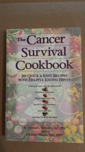Beispielbild fr Cancer Survival Cookbook: 200 Quick and Easy Recipes with Helpful Eating Hints : 200 Quick and Easy Recipes with Helpful Eating Hints zum Verkauf von Better World Books