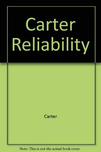 9780470138526: Carter Reliability