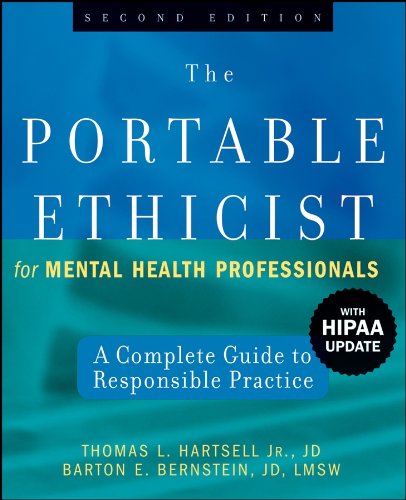 Beispielbild fr The Portable Ethicist for Mental Health Professionals, with HIPAA Update: A Complete Guide to Responsible Practice zum Verkauf von HPB-Red