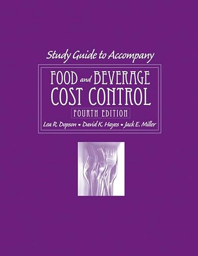 9780470140581: Food and Beverage Cost Control