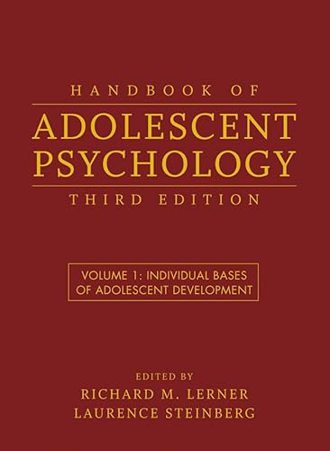 Imagen de archivo de Handbook of Adolescent Psychology, Volume 1: Individual Bases of Adolescent Development a la venta por Your Online Bookstore