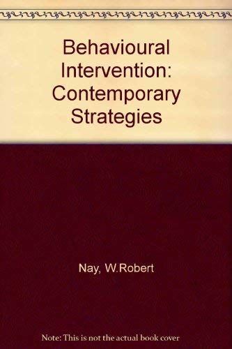 Stock image for Behavioral Intervention: Contemporary Strategies for sale by ThriftBooks-Dallas