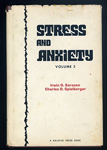 Stock image for Stress and Anxiety (The Series in Clinical & Community Psychology) (v. 3) for sale by WeSavings LLC