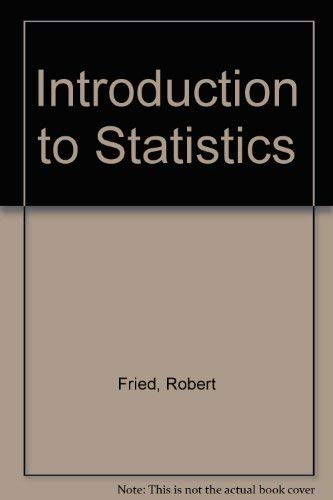 Stock image for Introduction to statistics for sale by Hawking Books