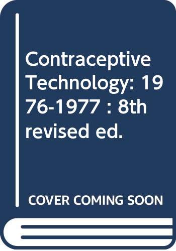 Imagen de archivo de Contraceptive Technology a la venta por Kingship Books