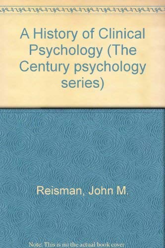 Beispielbild fr A History of Clinical Psychology zum Verkauf von Better World Books