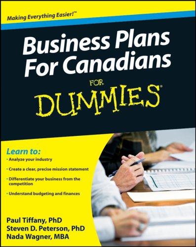 Imagen de archivo de Business Plans For Canadians For Dummies a la venta por Book Deals