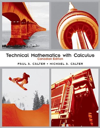 9780470155394: Technical Mathematics with Calculus