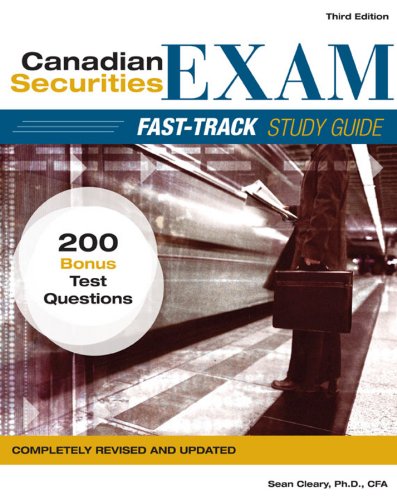 9780470160398: Canadian Securities Exam Fast-Track Study Guide