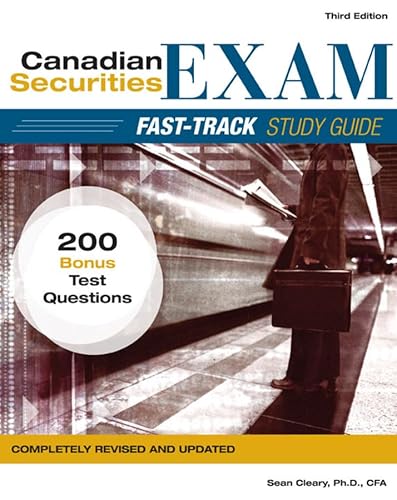 9780470160398: Canadian Securities Exam Fast–Track Study Guide