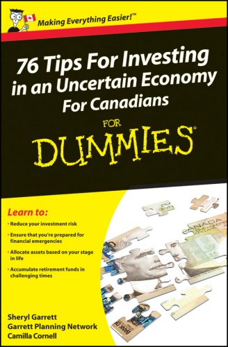 Imagen de archivo de 76 Tips for Investing in an Uncertain Economy for Canadians for Dummies a la venta por Better World Books: West