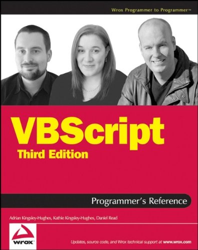 Beispielbild fr VBScript Programmer's Reference zum Verkauf von ThriftBooks-Dallas