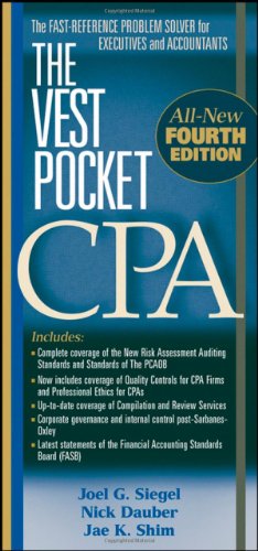 Beispielbild fr The Vest Pocket CPA zum Verkauf von ThriftBooks-Atlanta